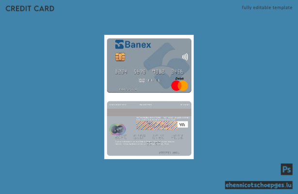 Peru Banco Banex Mastercard Beispielvorschau